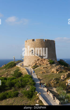 Torre di Langosardo Turm in Santa Teresa di Gallura, Sardinien, Italien, Europa Stockfoto