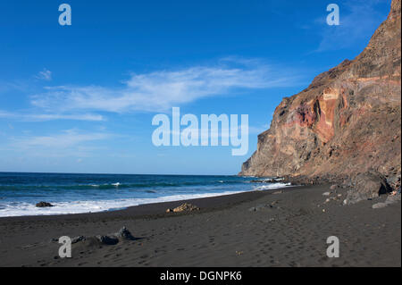 Strand in Playa del Ingles, Valle Gran Rey, La Gomera, Kanarische Inseln, Spanien Stockfoto