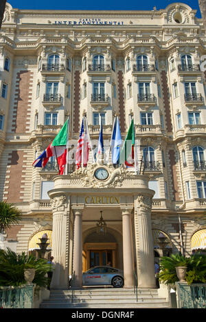 Carlton Hotel auf der Croisette, Cannes, Côte d ' Azur, Alpes-Maritimes, Provence-Alpes-Côte d ' Azur, Frankreich Stockfoto