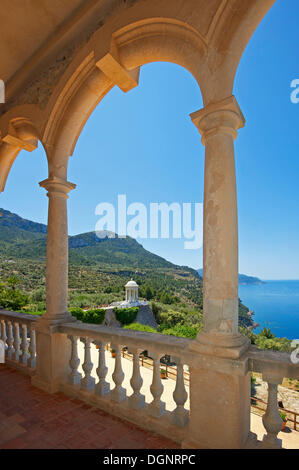 Son Marroig Mansion, Serra de Tramuntana, Mallorca, Balearen, Spanien Stockfoto