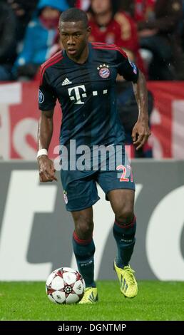 München, Deutschland. 23. Oktober 2013. Münchens David Alaba in der Champions League-Gruppe D-match zwischen Bayern München und Viktoria Pilsen in Allianz Arena in München, 23. Oktober 2013. Foto: ANDREAS GEBERT/Dpa/Alamy Live-Nachrichten Stockfoto