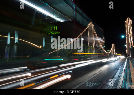 Battersea Power Station, London. Bild aufgenommen am Chelsea Bridge im September 2013. Stockfoto