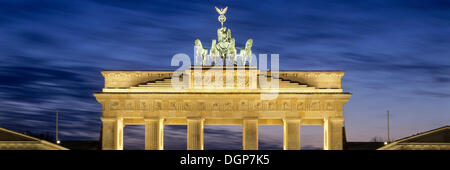 Quadriga auf dem Brandenburger Tor, Berlin Stockfoto