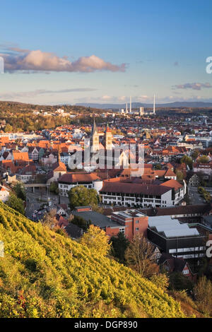 Ansicht von Esslingen am Neckar, Baden-Württemberg Stockfoto