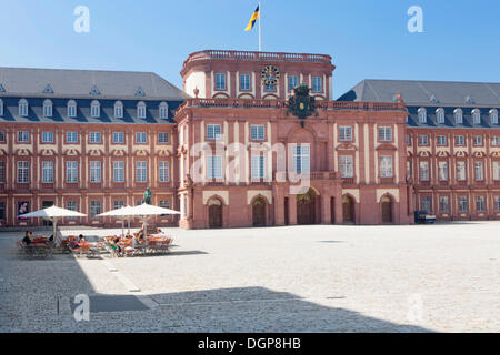 Schloss Mannheim Königspalast, Mannheim, Baden-Württemberg Stockfoto