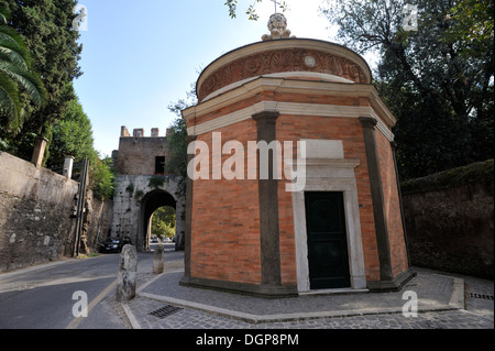 Italien, Rom, Oratorium San Giovanni in Oleo und Porta Latina Stockfoto