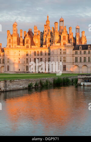 Château de Chambord, Nordfassade, Département Loire et Cher, Region Centre, Frankreich, Europa Stockfoto