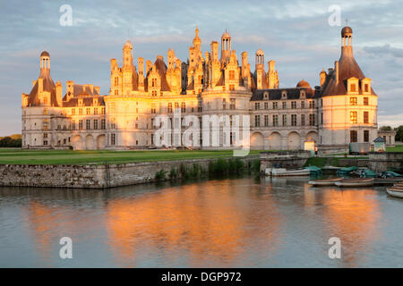 Château de Chambord, Nordfassade, Département Loire et Cher, Region Centre, Frankreich, Europa Stockfoto