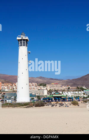 Leuchtturm Faro de Jandia, Jandia, Fuerteventura, Kanarische Inseln, Spanien Stockfoto