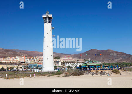 Leuchtturm Faro de Jandia, Jandia, Fuerteventura, Kanarische Inseln, Spanien Stockfoto