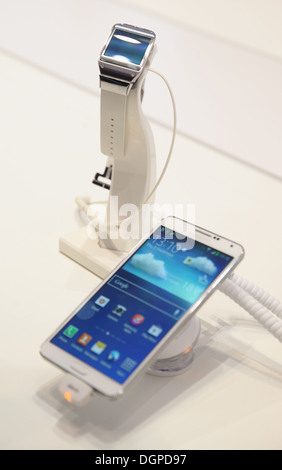 Berlin, Deutschland, das neue Samsung Galaxy Getriebe auf der IFA 2013 Stockfoto
