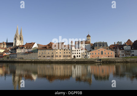 Skyline von deutschen Stadt Regensburg Stockfoto