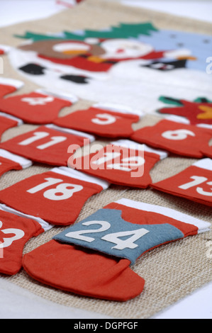 Adventskalender für Kinder Stockfoto