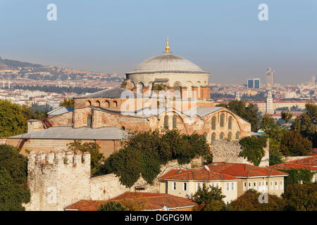 Aya Irini Kilisesi, Hagia Eirine, Kirche St. Irene, Altstadt Sultanahmet, Istanbul, Türkei, Europa Stockfoto
