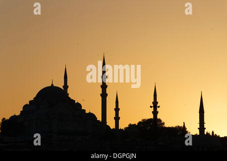 Süleymaniye-Moschee, Suleiman Moschee, Istanbul, Türkei, Europa Stockfoto