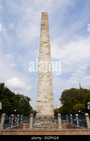 Obelisk von Konstantin VII Porphyrogenitus im Hippodrom oder im Meydani quadratisch, Istanbul, europäischer Seite Istanbul Provinz Stockfoto