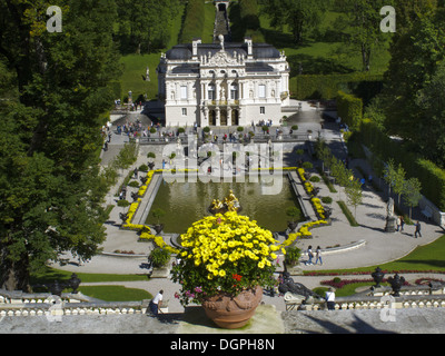 Schloss Linderhof in Bayern Stockfoto