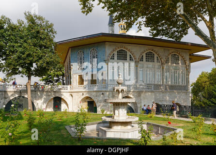 Bagdad-Pavillon oder Kiosk, vierte Hof Topkapı Sarayı, Topkapi Sarayi, Sultanahmet, Topkapi Palast, Istanbul Stockfoto