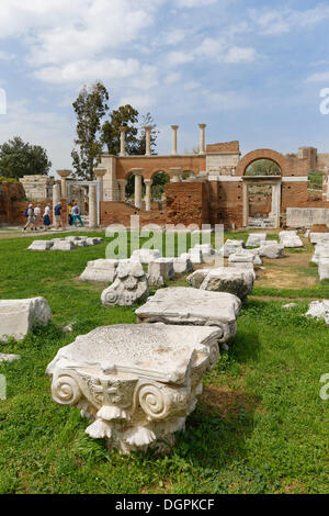 Basilika des Hl. Johannes von Ephesus, Ephesus, Selçuk, İzmir Provinz, ägäische Region, Türkei Stockfoto