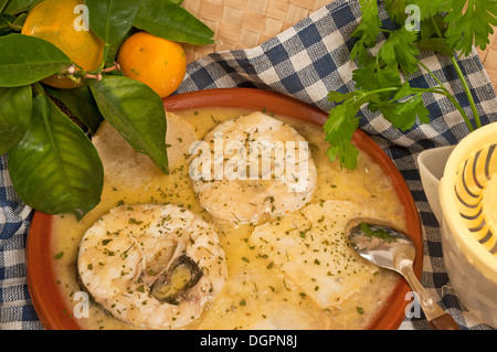 "Caldillo de Perro" (Fischsuppe), Cadiz, Spanien, Europa Stockfoto