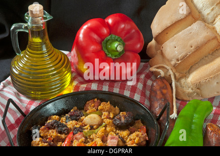 Migas, Region von Andalusien, Spanien, Europa Stockfoto