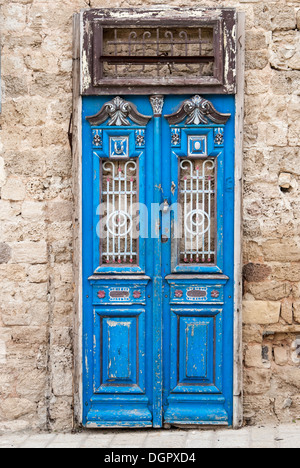 Alte Tür in Tel Aviv. Jaffa ist eine südliche, älteste Teil von Tel Aviv. Jaffa ist berühmt für seine Verbindung mit der biblischen Geschichte Stockfoto