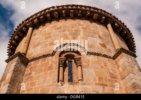 Colegiata de San Pedro de Cervatos, Kantabrien, Spanien Stockfoto