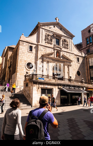 Iglesia De La Anunciación o de La Compañía de Santander, Kantabrien, España Stockfoto