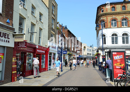 Meerenge Bargate Shopping Area, Boston, Lincolnshire, England, Vereinigtes Königreich Stockfoto