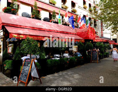 Berühmte Restaurant Au Pied de Cochon, Les Halles, in alten Paris, Frankreich Stockfoto