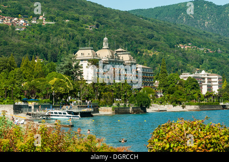 Grand Hotel, Stresa, Lago Maggiore, Lombardei, Italien Stockfoto