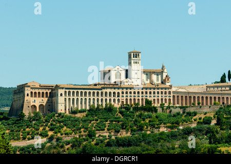 Basilica di San Francesco, Assisi, Umbrien, Italien Stockfoto