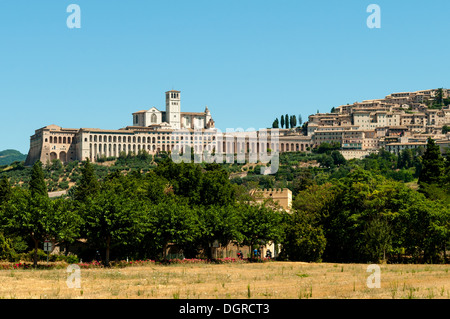 Basilica di San Francesco, Assisi, Umbrien, Italien Stockfoto