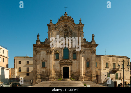 Kirche von San Francesco Lucini, Matera, Basilikata, Italien Stockfoto