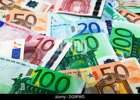 Euro-banknoten Stockfoto