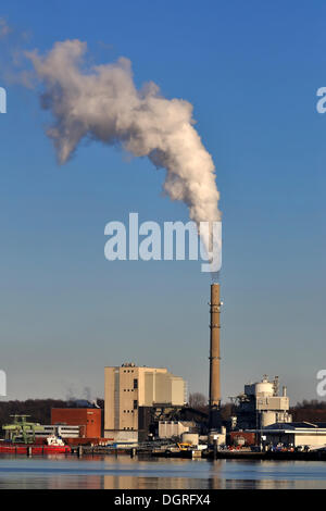 Kohle-Kraftwerk, Kiel, Schleswig-Holstein Stockfoto