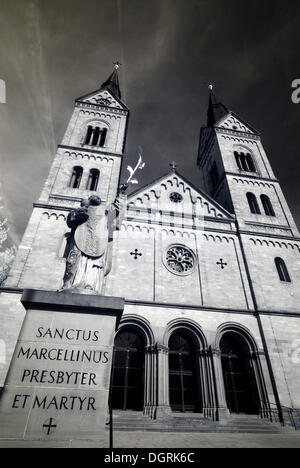 Einhard-basilika, Seligenstadt, Rhein-Main-Region, Hessen Stockfoto