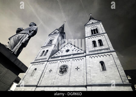 Einhard-basilika, Seligenstadt, Rhein-Main-Region, Hessen Stockfoto