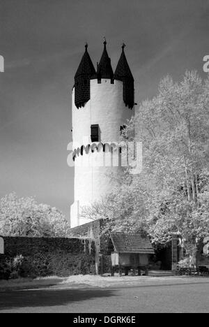 Turm auf dem Schlossplatz Platz, Steinheim am Main, Rhein-Main-Gebiet, Hessen Stockfoto