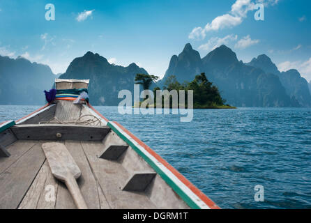 Khao Sok Nationalpark, künstlichen Stausee, Chiao Lan See, Surat Thani, Thailand, Asien Stockfoto