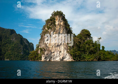 Khao Sok Nationalpark, künstlichen Stausee, Chiao Lan See, Surat Thani, Thailand, Asien Stockfoto