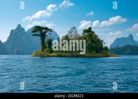 Khao Sok Nationalpark, künstlichen Stausee, Chiao Lan See, Surat Thani, Thailand, Asien Stockfoto