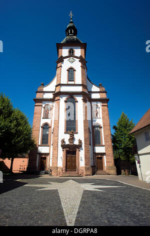 Katholische Pfarrkirche St. Peter und Paul, Bad Soden-Salmuenster, Bad Soden-Salm, Bad Soden-Salm, Hessen, Deutschland Stockfoto