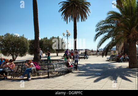 Bastioni di St. Remy in Cagliari - Sardinien Stockfoto