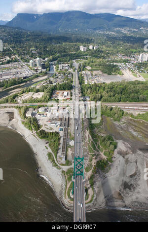 Lions Gate Bridge, Vancouver, Britisch-Kolumbien, Kanada, Nordamerika Stockfoto