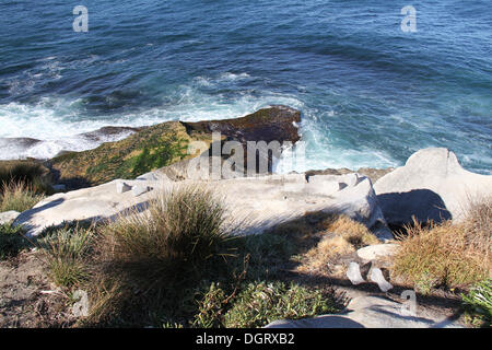 Sydney, Australien. 24. Oktober 2013. Skulptur am Meer verfügt über verschiedene Skulpturen entlang der Küstenweg zwischen Bondi und Tamarama Strände in Sydney. Es findet vom 24 Oktober bis 10. November 2013. Das Bild zeigt Skulptur Nr. 16 "einmal entfernt" des Künstlers Robert Barnstone. Copyright © 2013 Richard Milnes/Alamy Live-Nachrichten. Stockfoto