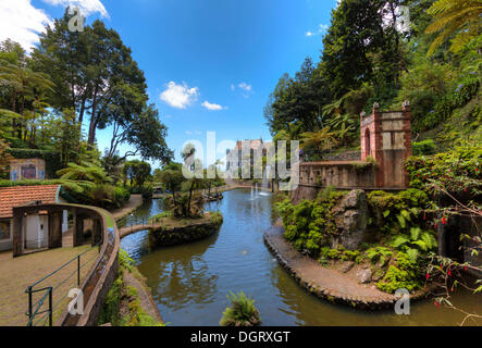 Jardim Botânico da Madeira oder botanischen Garten, auf dem Gelände der Farm der Hoteliersfamilie Reid Stockfoto