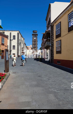 Torre De La Concepcion, Plaza De La Conception in der historischen alten Stadt von San Cristóbal De La Laguna Stockfoto