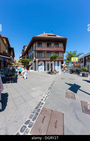 Altes Herrenhaus, Puerto De La Cruz, San Telmo, Puerto De La Cruz, Teneriffa, Kanarische Inseln, Spanien Stockfoto