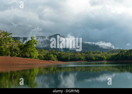 Neyyar Dam, Reservoir, Neyyar Dam Nationalpark, Kerala, Indien Stockfoto